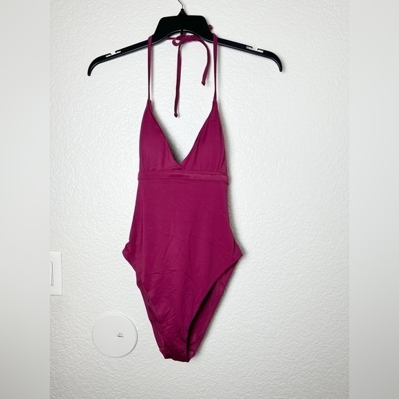 NWT Andie Swim The Lagos One Piece in Plum - Picture 3 of 7
